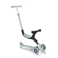Produktbild: GLOBBER GO-UP Foldable Plus ECO – 3 in 1 Dreirad, Laufrad und Scooter, 120/80 mm, 3-rädrig, höhenverstellbar, Pistazie