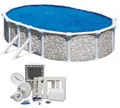 Produktbild: Summer Fun Premium Ovalpool-Set Steinoptik 5,00 x 3,00 x 1,20 m