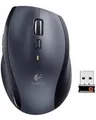 Produktbild: Logitech M705 Maus Laser drahtlos 7 Tasten 2,4 GHz kabelloser Empfänger USB Schwarz Silber (910-001949)