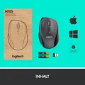 Produktbild: Logitech M705 Marathon Maus Kabellos Unifying 5Tasten Langzeit Grau