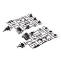 Produktbild: Tamiya 300051527 - TT-02 A-Teile Achsschenkel, Schwarz