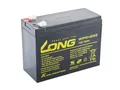 Produktbild: LONG Blei-Säure Akku 12V 10Ah F2 DeepCycle (WP10-12SE) PBLO-12V010-F2AD Schwarz