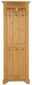 Produktbild: Home affaire Garderobenpaneel Rustic, aus massiver Kiefer, Höhe 190 cm, mit Ablage, Holzhaken