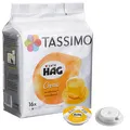Produktbild: TASSIMO Café HAG Crema Kaffeediscs, Arabica- und Robustabohnen kräftig, 16 Portionen