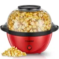 Produktbild: Popcornmaschine 3.5L Popcorn Maker für Zuhause Elektrische Rühr Popcorn Poppe...