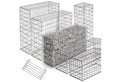 Produktbild: VENDOMNIA Gartenzaun Gabionen mit Spiralverbindungen und Distanzhalter, (Setwahl - Steinkörbe, Steinzaun, Steinkorb, Gabionenkörbe, Steingabionen, Drahtkorb Gabione, Zaun, Steingabionen, Drahtkorb Gabione, Zaun), Verzinkter Stahl, Drahtstärke 3,5 mm, 6 Modelle