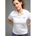 Produktbild: Poloshirt KANGAROOS, Damen, Gr. 48/50, weiß, Obermaterial: 100% Baumwolle, figurumspielend, Shirts, Kurzarm, unifarben, Polokragen, aus Baumwolle, große Größen
