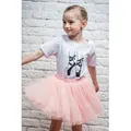 Produktbild: tanzmuster Tüllrock Tüllrock Little Ballerina aus weichem Tüll besonders weich mit blickdichtem Unterrock rosa 140/146