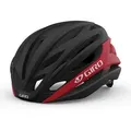 Produktbild: Giro Syntax Helm Mattschwarz/Hellrot größe L (59-63 cm) 7099698 - Schwarz