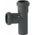 Produktbild: Le Sanitaire - Ostendorf 171400 HTSafe Rohr Abzweig Abzweigung DN40/40/87 Grad Abflussrohr grau