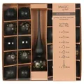 Produktbild: 19 Weihnachtskugeln Christbaumspitze Glas Christbaumkugeln Set Ebony Black