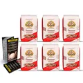 Produktbild: DELICRET - 6x1kg Caputo Pizzeria + Original Pizzarezept und Tipps | Gehzeiten bis 24h | Pizzamehl Typ 00 | Pizza Mehl