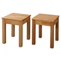 Produktbild: Krok Wood Hocker Tomas aus Massivholz 35x35x45 cm (Buche, 2X ohne Eingriff)