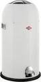 Produktbild: WESCO Abfalleimer Kickmaster Soft 33L | Step-On Mechanik | Dämpfer | Stahlblech | Metalleinsatz | weiß matt