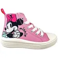 Produktbild: Cerdá Minnie Maus High-Top Sneaker Kinder Sportschuhe Gr. 30 - 35 rosa 33 EU