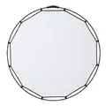 Produktbild: Manfrotto HaloCompact Plus Diffusor 98 cm 2-Stop Rundreflektor - RapidExoframe™ Technologie - Zusammenklappbarer Aluminiumrahmen - LL LR3333