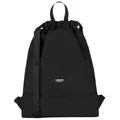 Produktbild: LARKSON Turnbeutel Damen & Herren Schwarz - No 7 - Rucksack Damen für Sport und Festival - Beutel Rucksack Klein mit Innentasche - Außentasche für Schnellzugriff