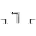 Produktbild: Duravit Wave 3-Loch Waschtischarmatur, Ausladung 129 mm, mit Ablaufgarnitur, WA1060005010, Farbe: Chrom Hochglanz