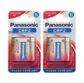 Produktbild: 2 Panasonic Lithium Power 223 Cr-P2 Akku 6V Dl223 Crp2 Exp 2034