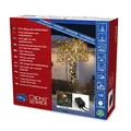 Produktbild: Konstsmide Micro LED Lichterkette, mit Multifunktion, 120 bernsteinfarbene Dioden, 24V Außentrafo, schwarzes Kabel - 3615-800, Bernstein