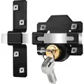 Produktbild: Türschloss, Holztür, doppelseitig, Edelstahl, 50 mm, 5 Schlüssel, Heavenbird