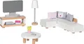 Produktbild: Puppenhausmöbel WOHNZIMMER STYLE Puppenhaus Puppenstube Holzmöbel goki NEU