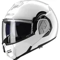 Produktbild: LS2 Motorrad Helm Gr. XL Advant Solid FF906 Klapphelm mit Sonnenblende weiß