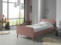 Produktbild: Vipack Jugendbett Billy, Einzelbett 90/200, inkl. Rolllattenrost, modernes Design (B/H/T ca. 203,6x73,5x95cm, Profil-Optik in Kopf- und Fußteil), universell einsetzbar, verschiedene Farben zur Wahl