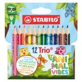 Produktbild: STABILO Farbstiftetui 12ST Trio dick AnimalVibes (12x) (205/12-05)