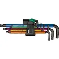 Produktbild: Winkelschlüsselsatz 950/9 Hex-Plus Multicolour Innensechskant 9-tlg. - Wera