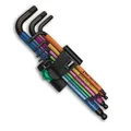 Produktbild: WERA Winkelschraubendreher-Satz 9-teilig, multicolor Winkelschlüssel HEX-Plus, F