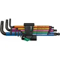 Produktbild: Wera 05073593001 950/9 Hex-Plus 1 SB Winkelschlüsselsatz, Mehrfarbig, metrisch,