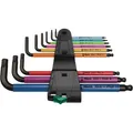 Produktbild: Wera Hex-Plus Multicolour Winkelschlüsselsatz 9-teilig Sechskant 073593