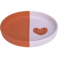 Produktbild: Lässig Kinderteller Silikon - Happy Rascals, Herz (1310005642)