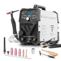 Produktbild: STAHLWERK Schweißgerät 2-in-1 Kombi DC WIG 200 ST – WIG & MMA-Funktion (E-Hand/ARC) bis 200 A, HF-Zündung, Hotstart, Anti-Stick, geeignet für Stahl, Edelstahl, Kupfer und Messing, kein Aluminium