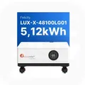 Produktbild: Felicity 5,12kWh PV-Speicher - LUX-X-48100LCG01 - Erweiterbare 48/51,2V LiFePO4 ...