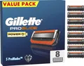 Produktbild: GILLETTE Proglide Power Rasierklingen für Herren, 8 Stück, 5 Klingen