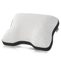 Produktbild: Liebscher & Bracht – Nackenstützkissen orthopädisch zur Unterstützung bei Nackenschmerzen 40x55cm – Schlafkissen ergonomisch & höhenverstellbar - mittelfest & fest – Atmungsaktiv & Waschbar