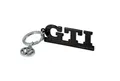 Produktbild: BRISA VW Collection - Volkswagen Metall Schlüssel-Anhänger-Ring Schlüsselbund-Accessoire Keyholder im GTI Design (Schriftzug Schwarz)