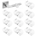 Produktbild: Dunkwckore 10 Stücke Türstopper Klinke, Fensterstopper Beim Lüften, Transparente Door Stopper, Türgriff Schutz, Highly Elastic Door Handle for Protection of Walls and Furniture