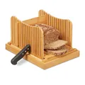 Produktbild: Brotschneidehilfe Brotschneider Schneidehilfe Bambus Brotbrett klappbar leicht
