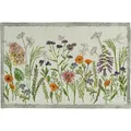 Produktbild: Sander Tischset Platzset Tischband Garden Delight Frühling Gobelin 32 x 48cm Artikel 61964 Fb. 40 Creme bunt Blumen Wiese 70% Baumwolle