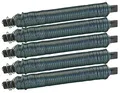 Produktbild: varivendo Wickeldraht Blumendraht Bindedraht 5 Rollen – verzinkt, ca. 0,65 mm, je 100 g – Basteldraht für Kränze, Girlanden, Adventskranz Deko und Gartenarbeit