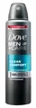 Produktbild: Dove Men + Care 1/4 Moisturiser 48h Protection Deodorant Clean Comfort 150 ml