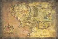 Produktbild: Herr der Ringe Karte Groß Poster 61x91.5 CM 61x91.4cm Neu Versiegelt