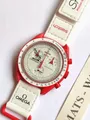 Produktbild: SWATCH+OMEGA X SWATCH+SO33R100 MISSION TO MARS+OHNE/WITHOUT BOX+NEUWARE/NEW