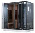 Produktbild: Wellness-Sauna mit Dusche Dampfbadkabine Multifunktionsdusche 200x130 cm