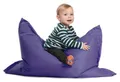 Produktbild: sunnypillow S Sitzsack, Outdoor & Indoor 100 x 70 cm mit 60L Styropor Füllung Sessel für Kinder & Erwachsene Sitzkissen Sofa Beanbag viele Farben und Größen zur Auswahl Violett