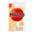 Produktbild: 75g LU Glico Mikado Weisse Schokolade Sticks zum Dekrieren und genießen
