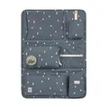 Produktbild: LÄSSIG Autoorganizer Autorücksitzorganizer Rücksitztasche für Auto zum Hängen zusammenklappbar/Car Wrap-to-Go Happy Prints Dunkelblau